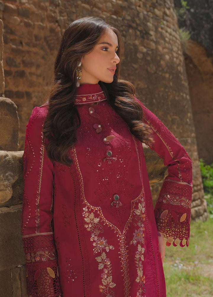Qalamkar Embroidered Lawn Suits Unstitched 3 Piece QLM23EE BE-06 Rhea - Eid Collection
