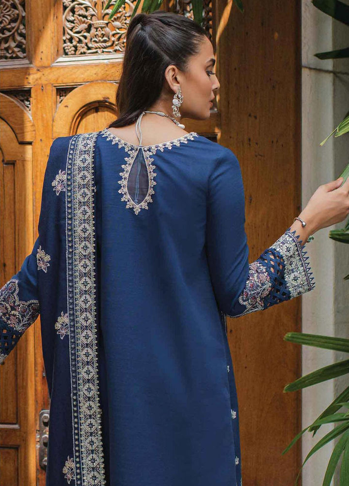 Qalamkar Embroidered Khaddar Suits Unstitched 3 Piece QLM23LW SC-05 Romina - Luxury Winter Collection