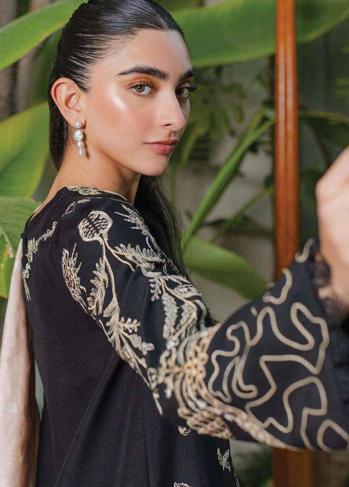 Qline By Qalamkar Embroidered Linen Suits Unstitched 3 Piece QLM23LN WL-01 Haven - Winter Collection