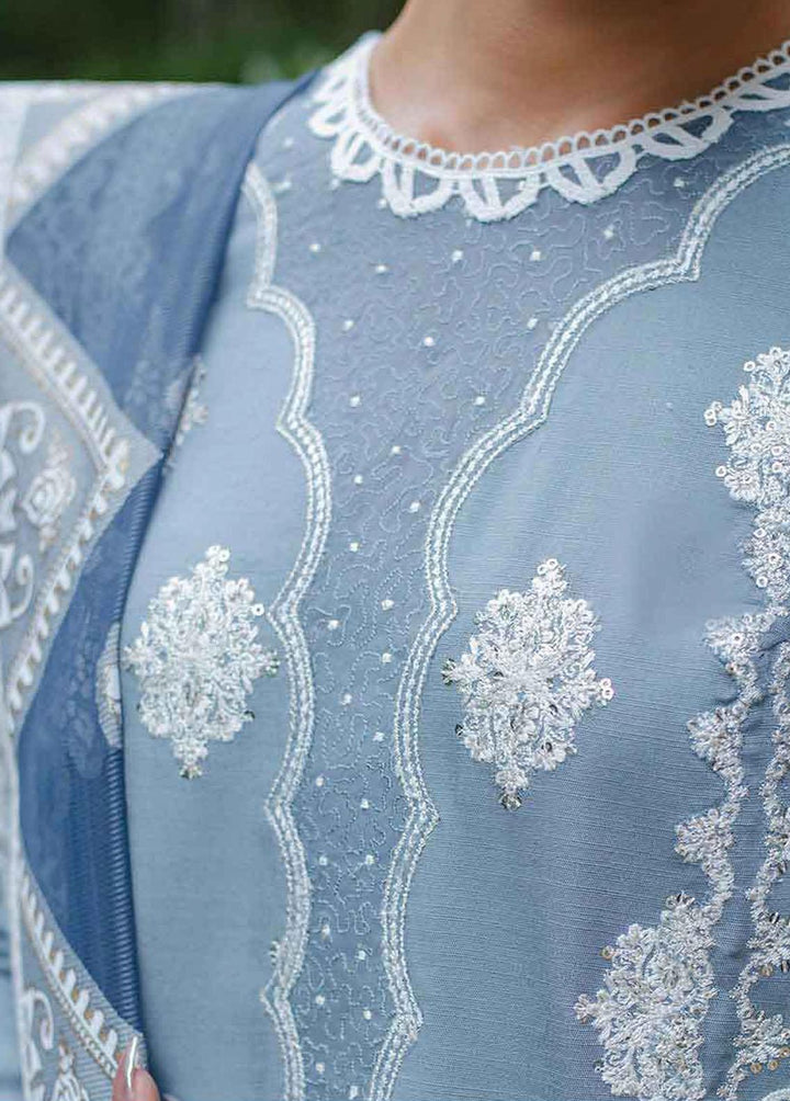 Qline By Qalamkar Embroidered Linen Suits Unstitched 3 Piece QLM23LN WL-02 Aveline - Winter Collection