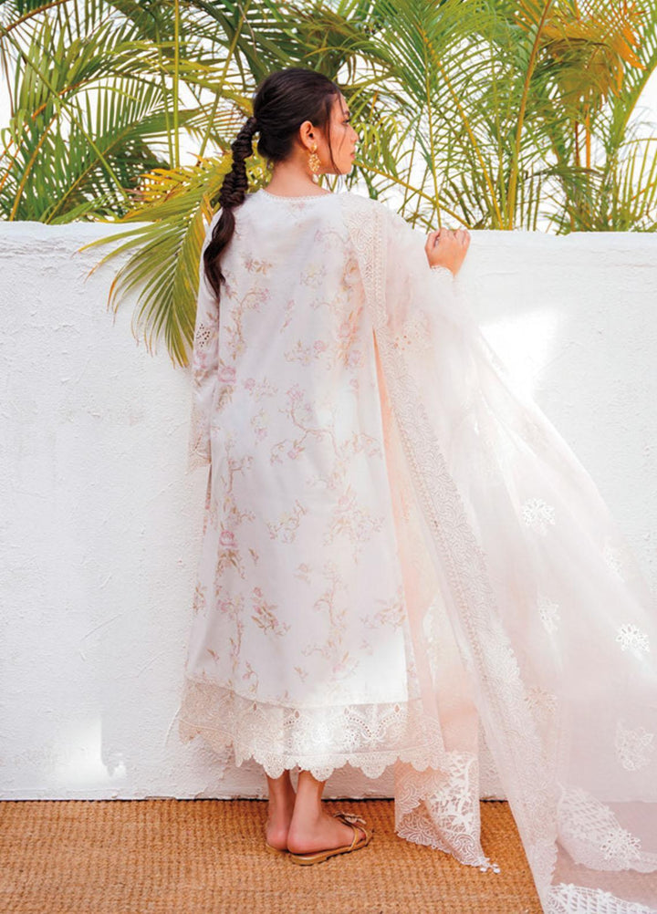 Qlinekari By Qalamkar Embroidered Chikankari Suits Unstitched 3 Piece QLM23QL RT-02 Eliza - Summer Collection