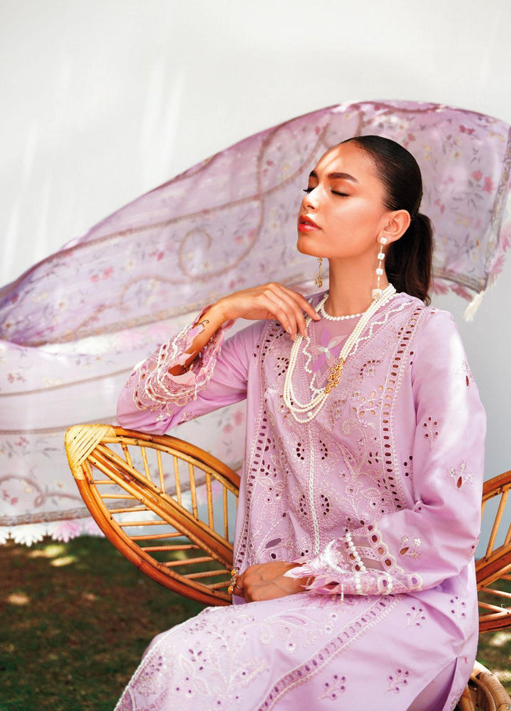 Qlinekari By Qalamkar Embroidered Chikankari Suits Unstitched 3 Piece QLM23QL RT-03 Amaya - Summer Collection