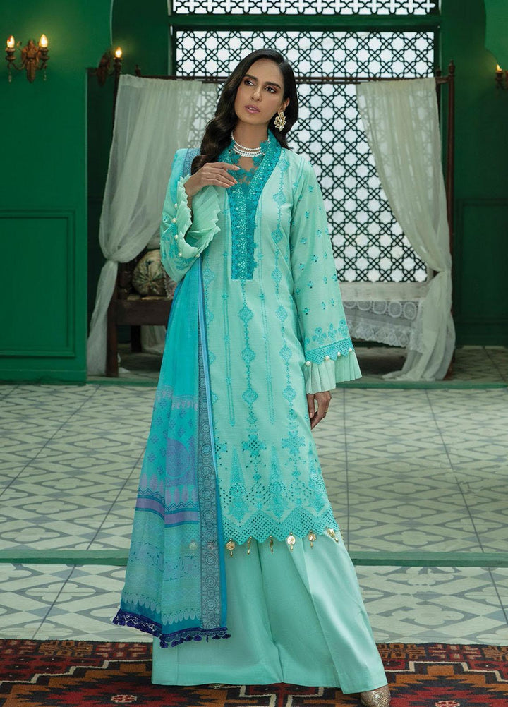 RajBari Embroidered Chikankari Suits Unstitched 3 Piece RB22CK 04 Azaila - Spring / Summer Collection