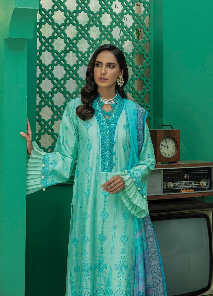 RajBari Embroidered Chikankari Suits Unstitched 3 Piece RB22CK 04 Azaila - Spring / Summer Collection