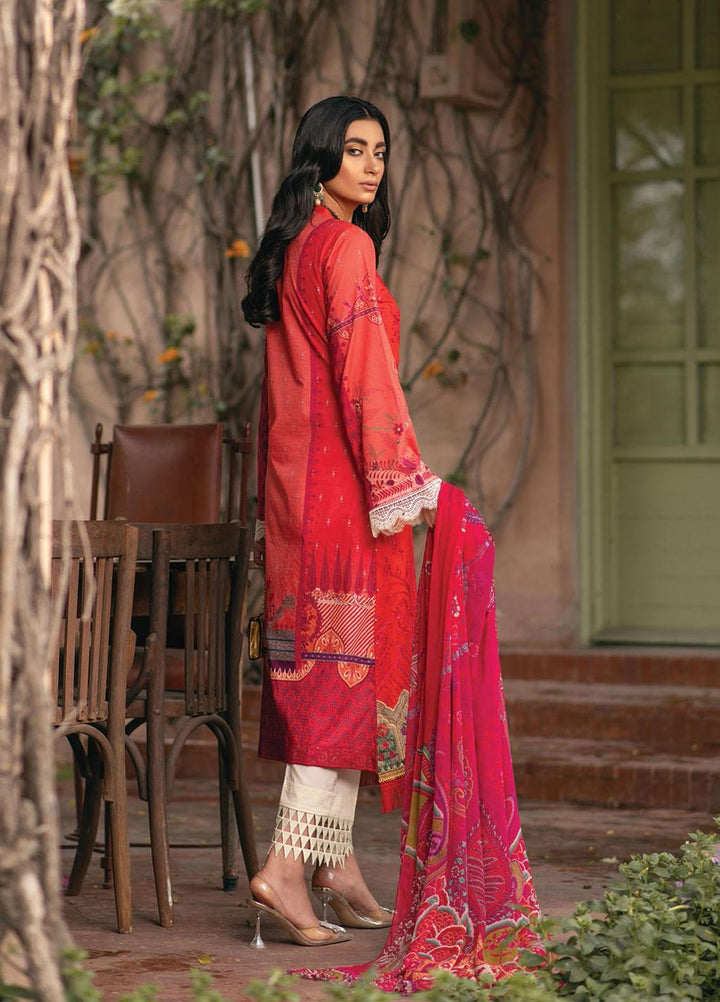 RajBari Embroidered Chikankari Suits Unstitched 3 Piece RB21F 1A - Festive Collection