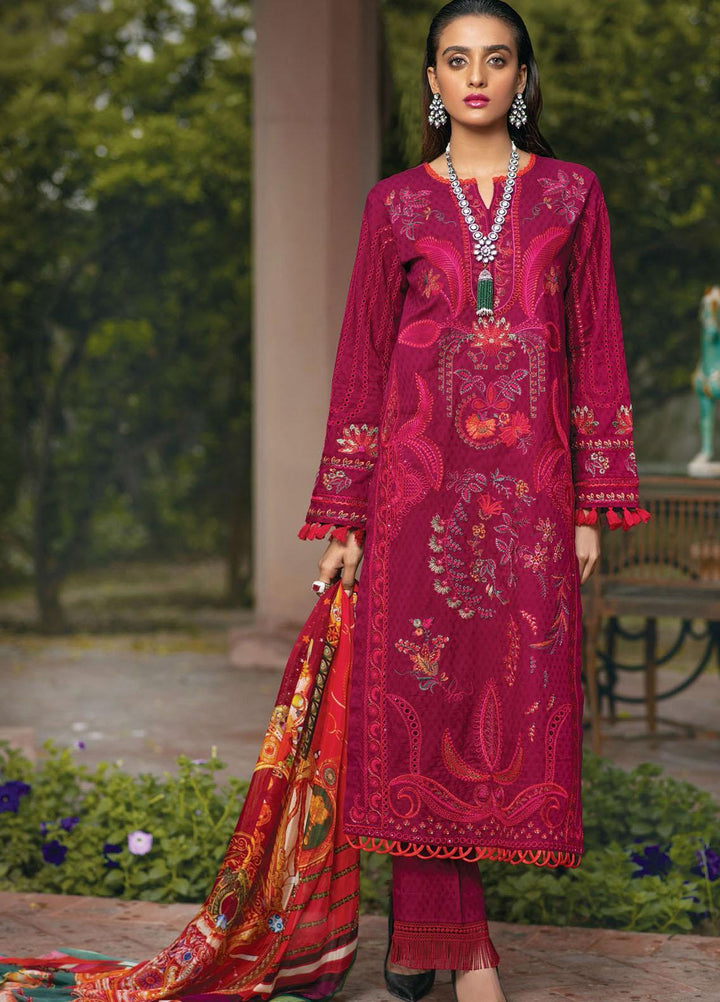 RajBari Embroidered Jacquard Suits Unstitched 3 Piece RB21F 6B - Festive Collection