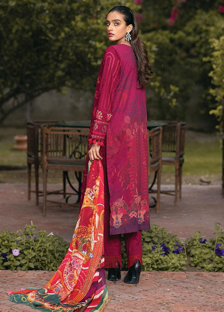 RajBari Embroidered Jacquard Suits Unstitched 3 Piece RB21F 6B - Festive Collection