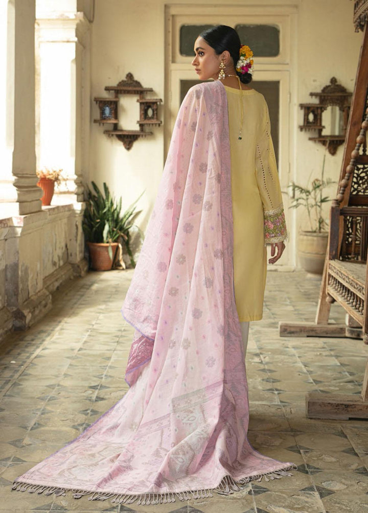 RajBari Embroidered Schiffli Suits Unstitched 3 Piece RB22SS 7B - Spring / Summer Collection
