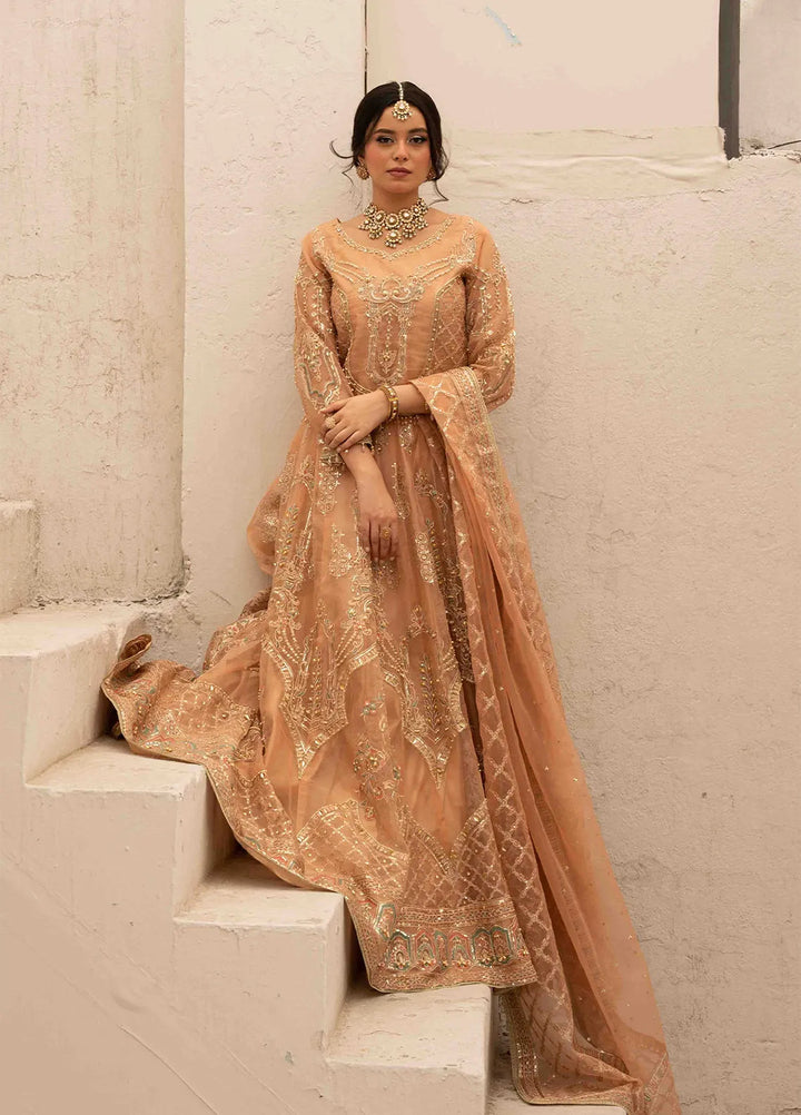 Rajwani by HM Pret Embroidered Organza 3 Piece Suit Mahpara