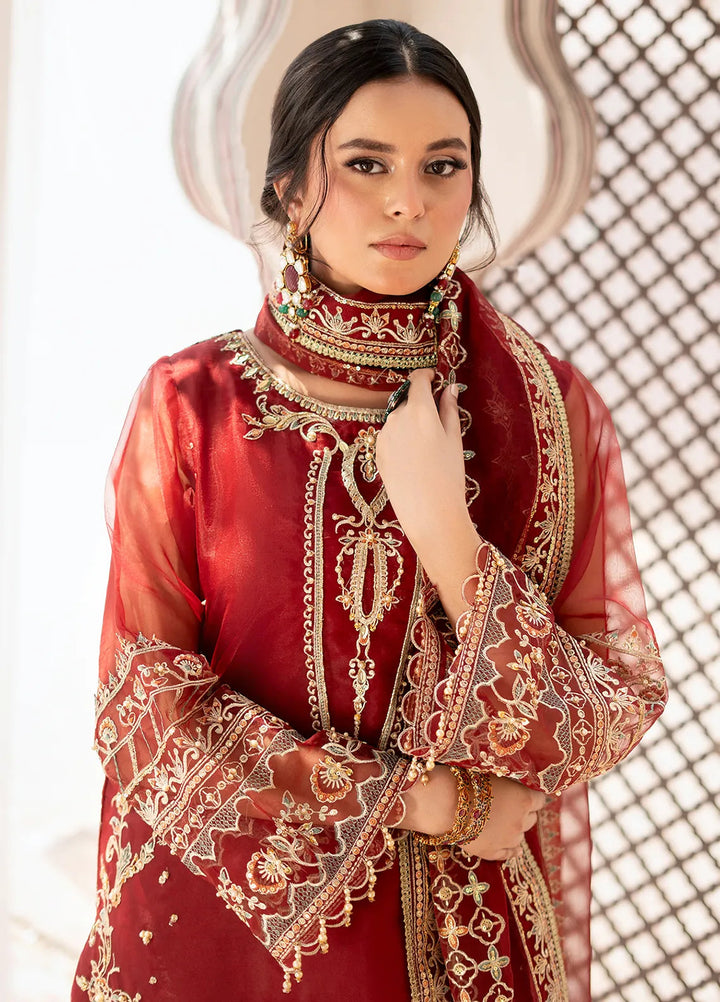 Rajwani by HM Pret Embroidered Organza 3 Piece Suit Marjan
