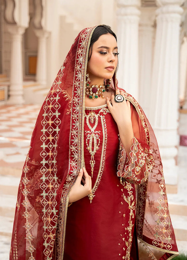 Rajwani by HM Pret Embroidered Organza 3 Piece Suit Marjan