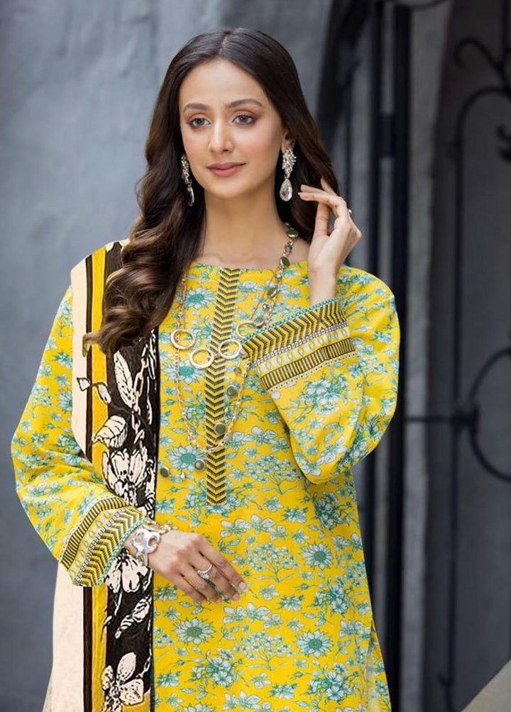Rang By Motifz Printed Lawn Suits Unstitched 3 Piece MT23R 3708 LEANA - Summer Collection
