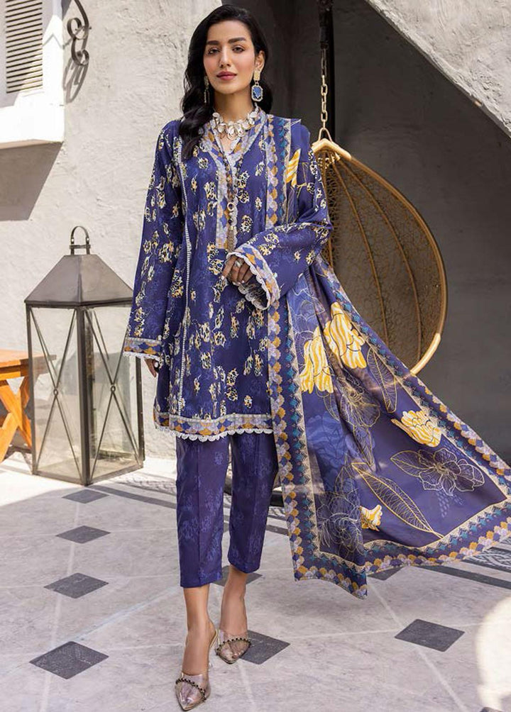 Rang By Motifz Printed Lawn Suits Unstitched 3 Piece MT23R 3710 DHALIA - Summer Collection