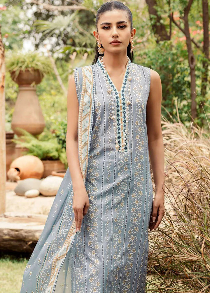 Rang By Motifz Printed Lawn Suit Unstitched 3 Piece MT24R5 4713 Zarnab - Summer Collection