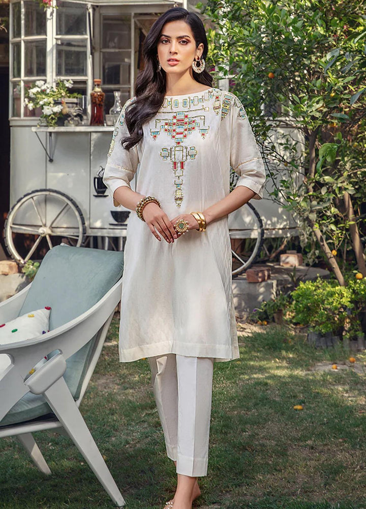 Malook By Shazia Ovais Pret Embroidered Lawn 2 Piece Suit MLK23RH Yaz