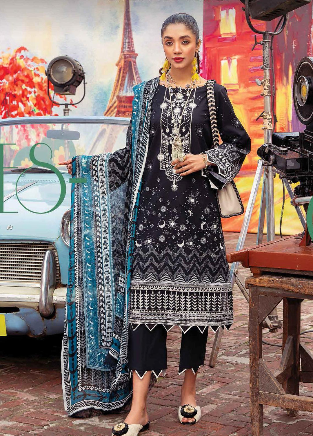 Lifestyle By Rang Rasiya Embroidered Lawn Suits Unstitched 3 Piece RR22PL 02 Celestial - Summer Collection