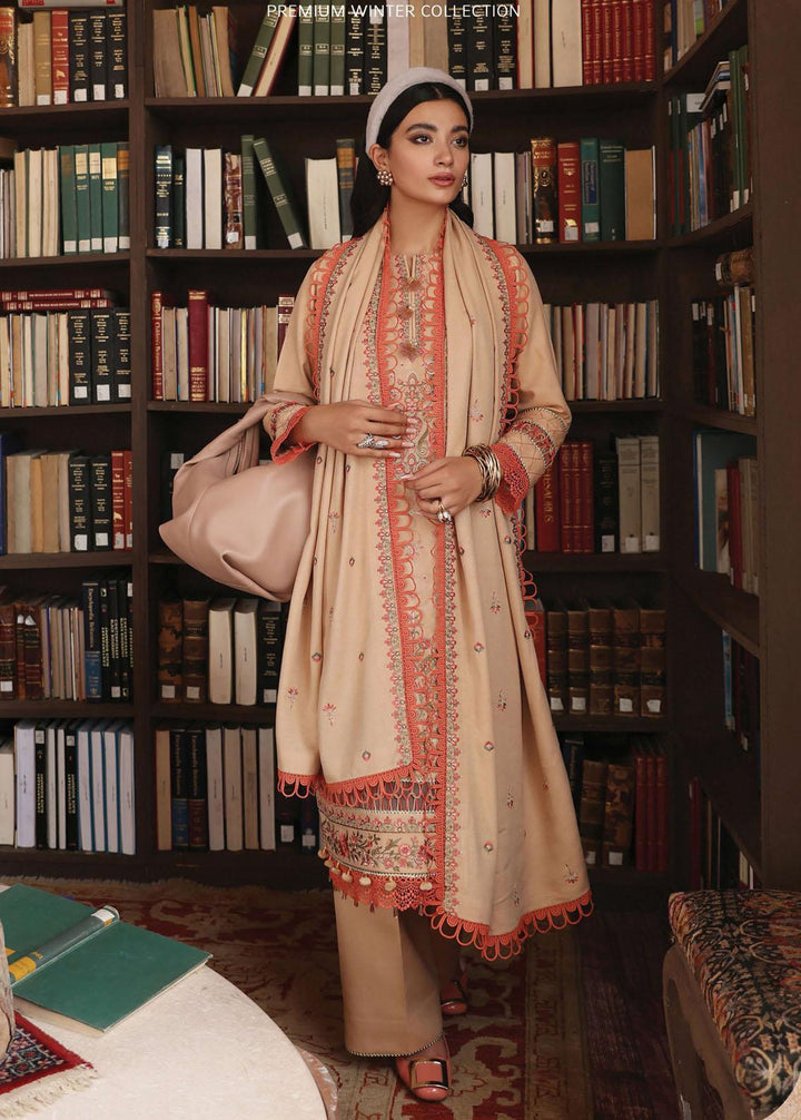 Rang Rasiya Embroidered Karandi Suits Unstitched 3 Piece RRV2WP22D3 Blaze - Winter Collection