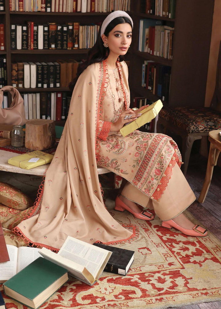 Rang Rasiya Embroidered Karandi Suits Unstitched 3 Piece RRV2WP22D3 Blaze - Winter Collection