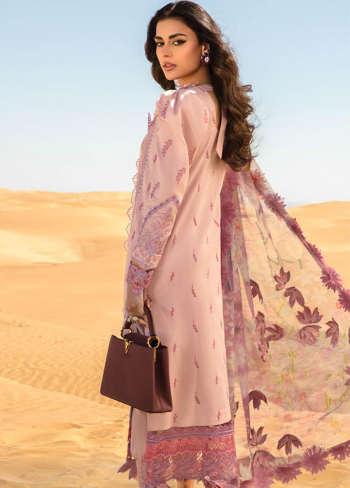 Rang Rasiya Embroidered Lawn Suits Unstitched 3 Piece RR23SP 02 Camila - Premium Collection