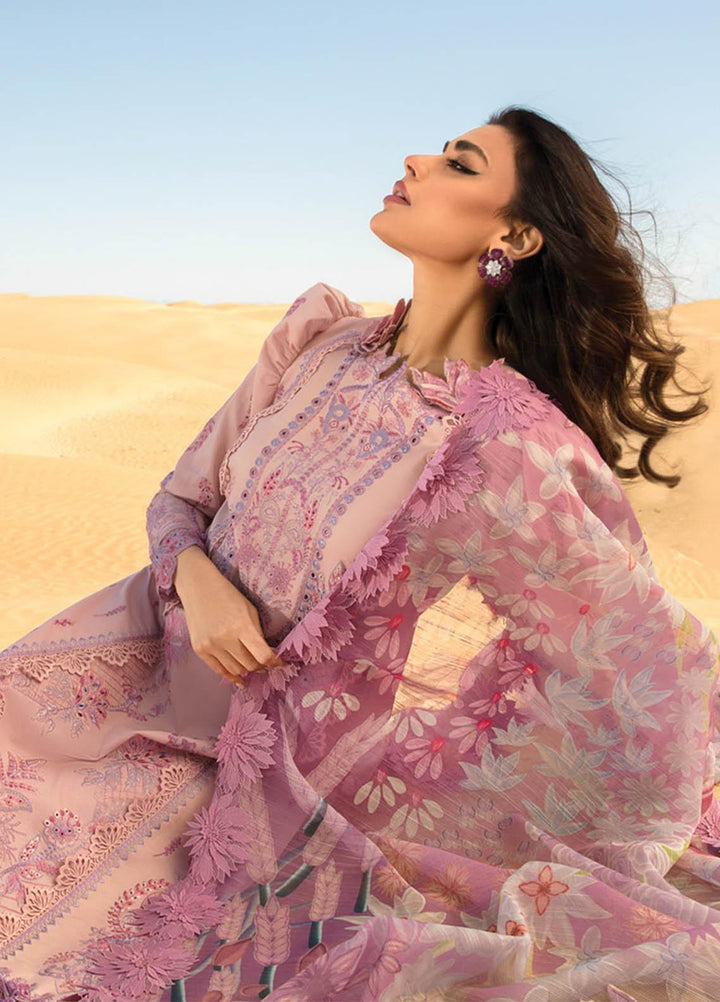 Rang Rasiya Embroidered Lawn Suits Unstitched 3 Piece RR23SP 02 Camila - Premium Collection