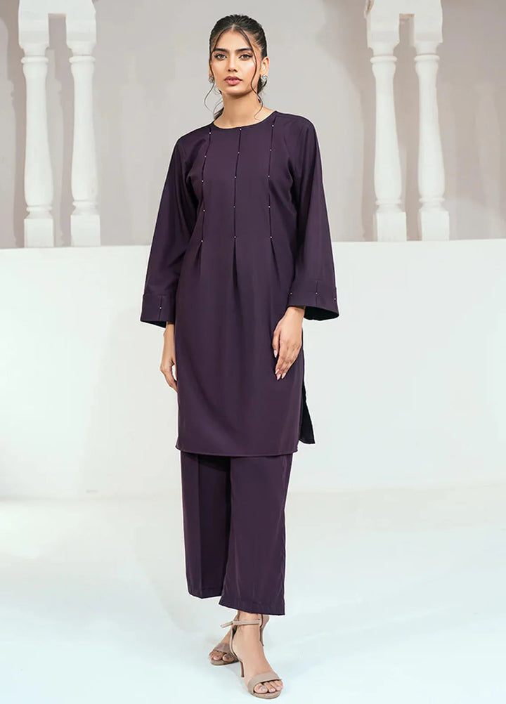 Rangeen Pret Casual Wash n Wear 2 Piece Suit Iris Co-Ord