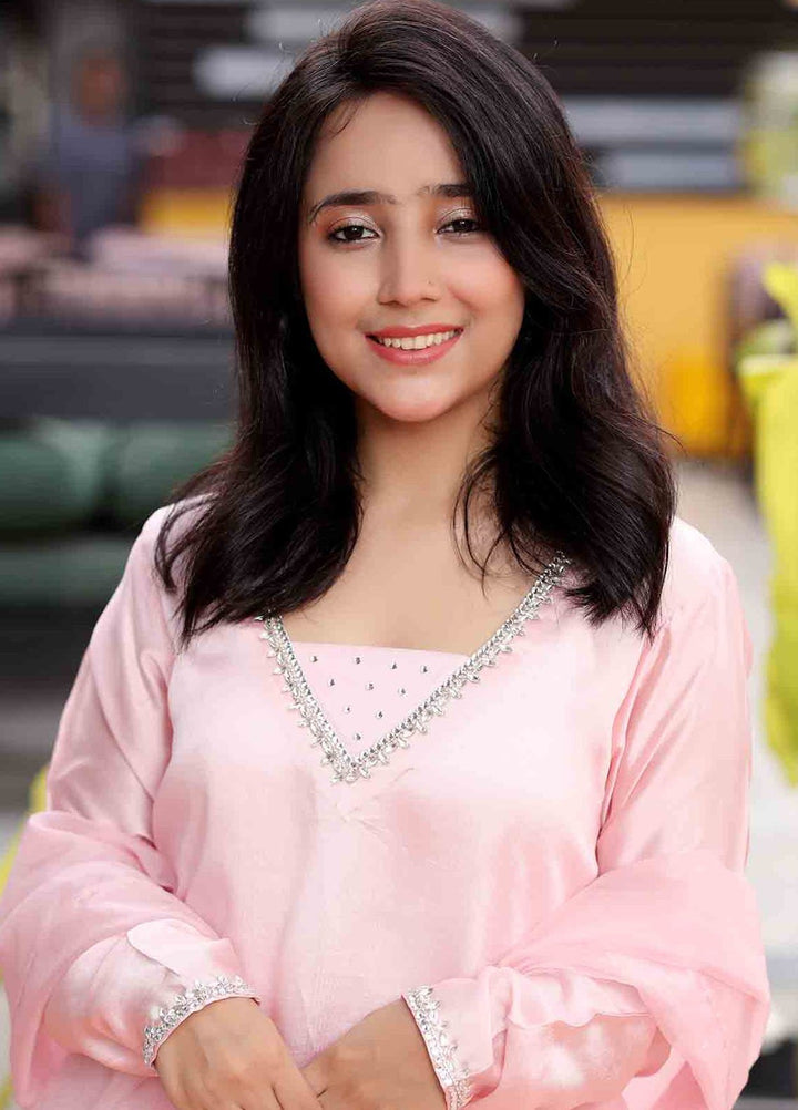 Rangeen Pret Dyed Raw Silk 3 Piece Anna