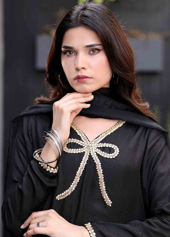 Rangeen Pret Dyed Raw Silk 3 Piece Maahi