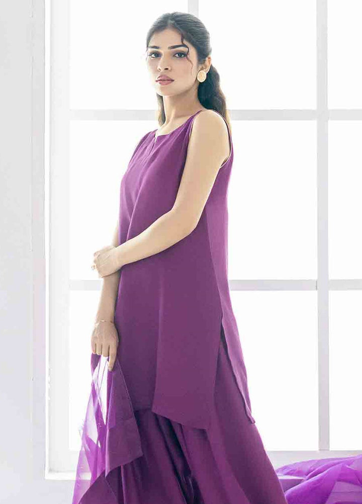 Rangeen Pret Dyed Raw Silk 3 Piece Zayma