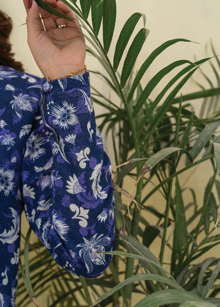 Rangeen Pret Printed Khaddar 2 Piece Suit Aster Harmony