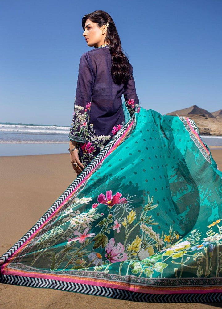 Ravishing by ZS Textiles Embroidered Lawn Unstitched 3 Piece Suit ZS21R 05 - Summer Collection