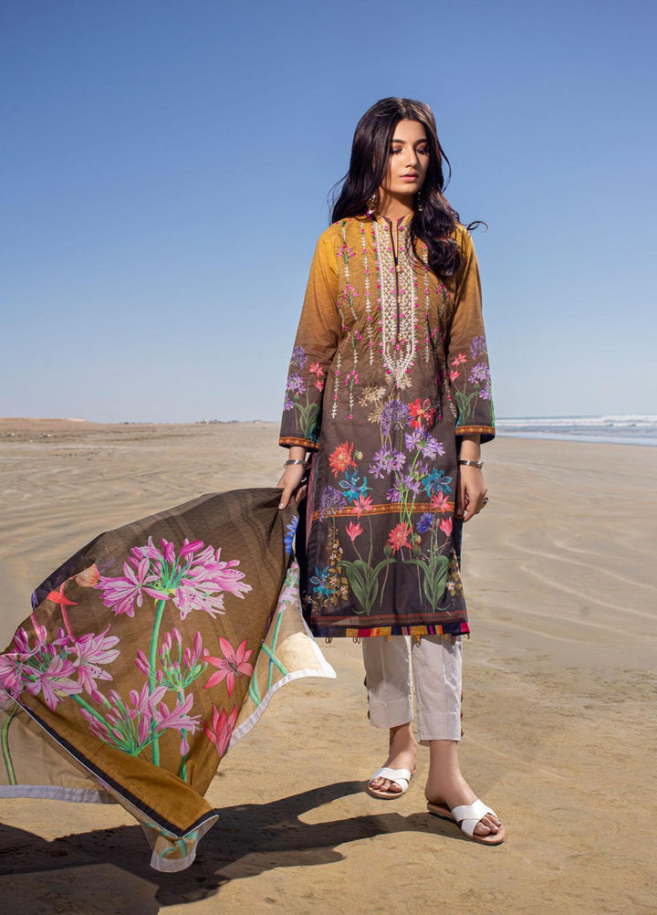 Ravishing by ZS Textiles Embroidered Lawn Unstitched 3 Piece Suit ZS21R 07 - Summer Collection