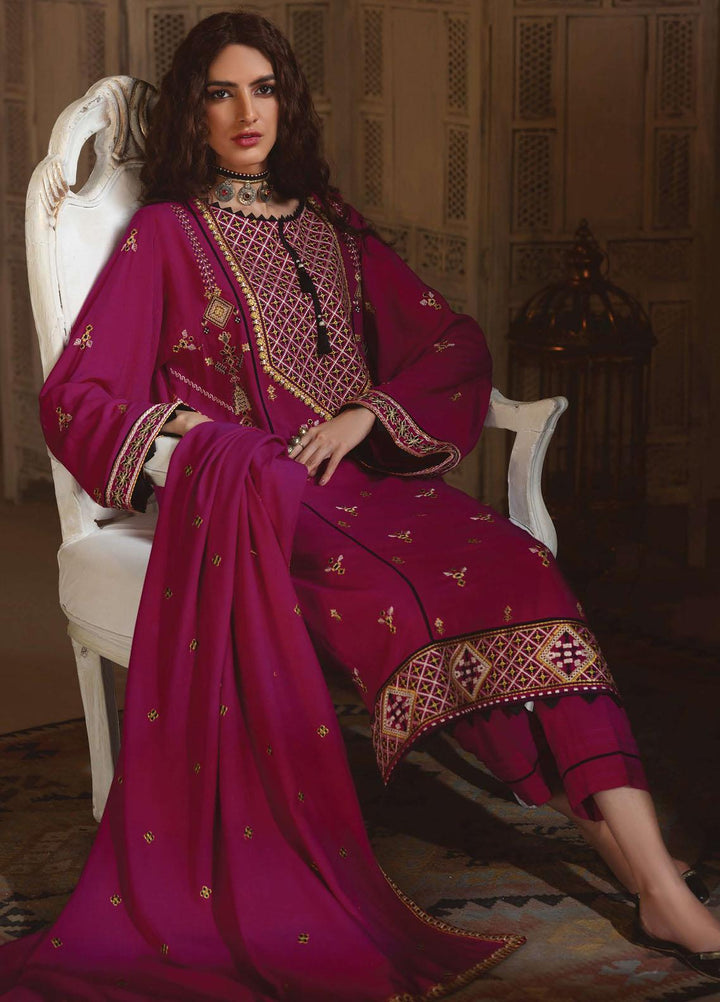 Rayon by Sifa  Embroidered  Suits Unstitched 3 Piece SF21RW SR21-01 Iris - Winter Collection