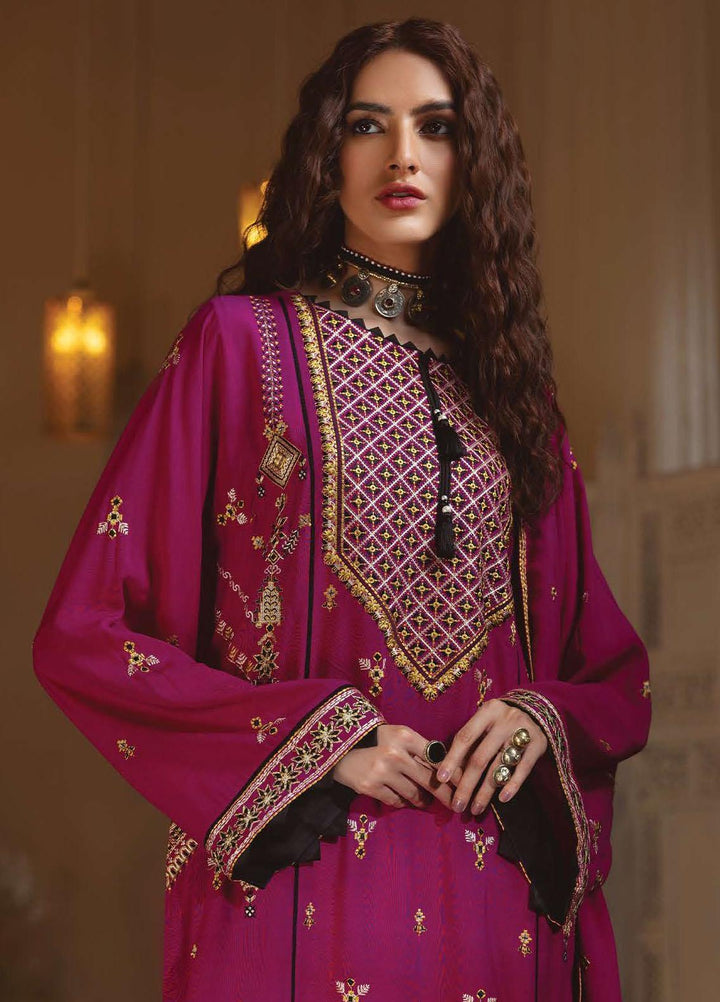 Rayon by Sifa  Embroidered  Suits Unstitched 3 Piece SF21RW SR21-01 Iris - Winter Collection