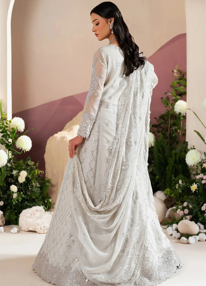 Reena by Alizeh Fashion Embroidered Chiffon Suit Unstitched 3 Piece AFB25RE D-4032 Musk - Formals Collection