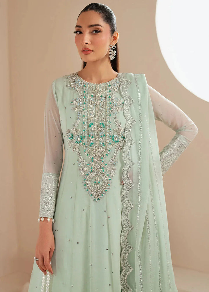 Reena by Alizeh Fashion Embroidered Chiffon Suit Unstitched 3 Piece AFB25RE D-4035 Rimel - Formals Collection