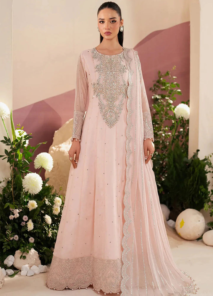 Reena by Alizeh Fashion Embroidered Chiffon Suit Unstitched 3 Piece AFB25RE D-4036 Dazzle - Formals Collection