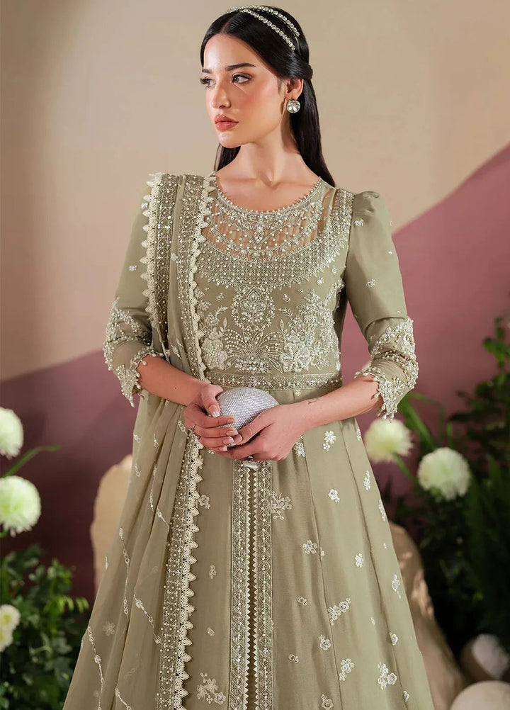 Reena by Alizeh Fashion Embroidered Chiffon Suit Unstitched 3 Piece AFB25RE D-4040 Tunic - Formals Collection