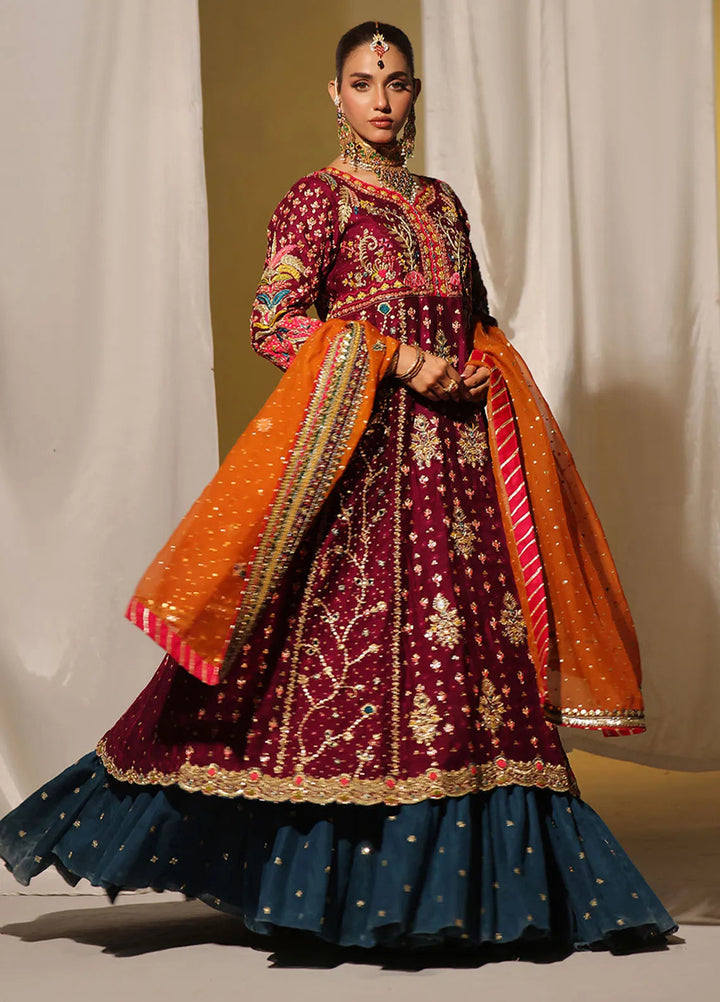 Rehan N Muzammil Pret Embroidered Khaadi Net 3 Piece Suit Isabella