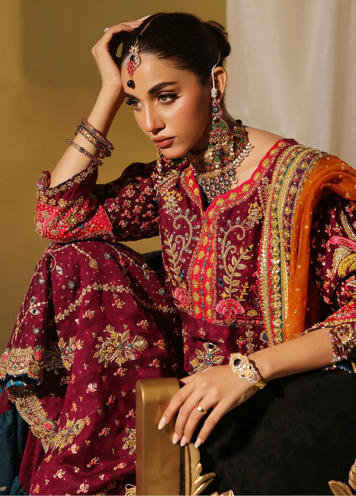 Rehan N Muzammil Pret Embroidered Khaadi Net 3 Piece Suit Isabella
