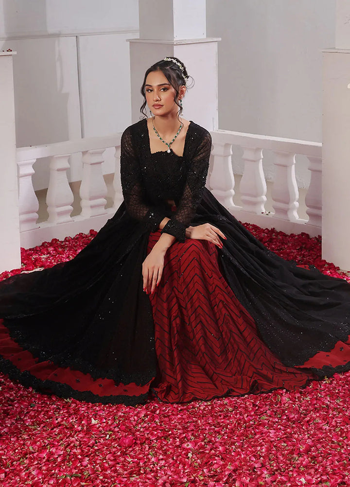 Rehan N Muzammil Pret Embroidered Khaadi Net 3 Piece Suit Meline