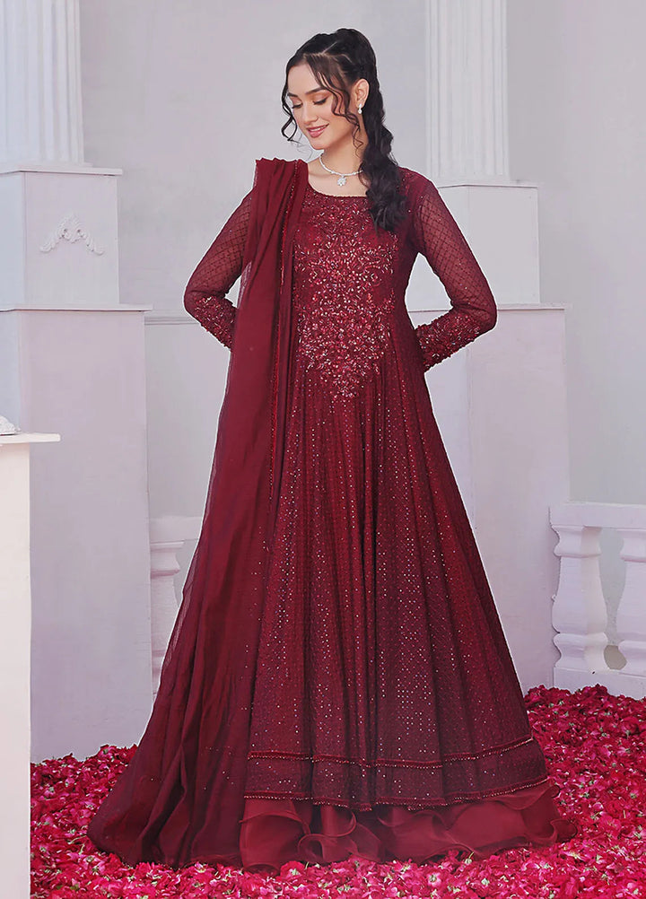 Rehan N Muzammil Pret Embroidered Khaadi Net 3 Piece Suit Sabella