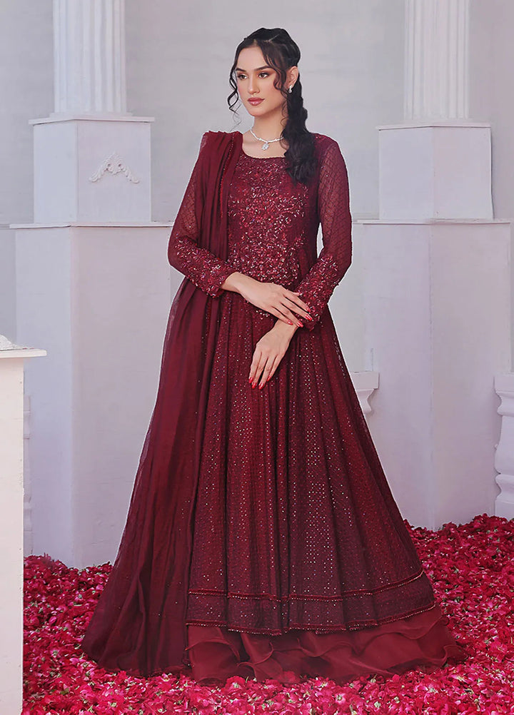 Rehan N Muzammil Pret Embroidered Khaadi Net 3 Piece Suit Sabella