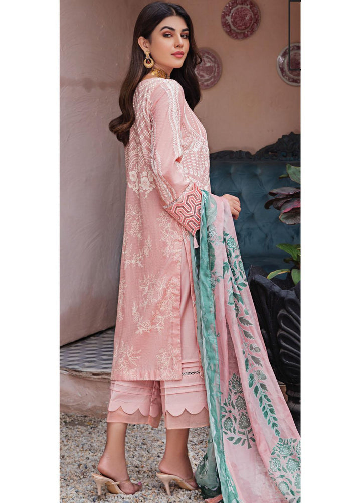 Resham Ghar Embroidered Lawn Suits Unstitched 3 Piece RG21L-2 RGS-08 - Luxury Collection