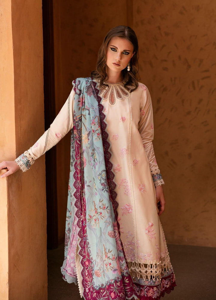 Rezene By Republic WomensWear Embroidered Lawn Suits Unstitched 3 Piece RW23R D-1B - Summer Collection