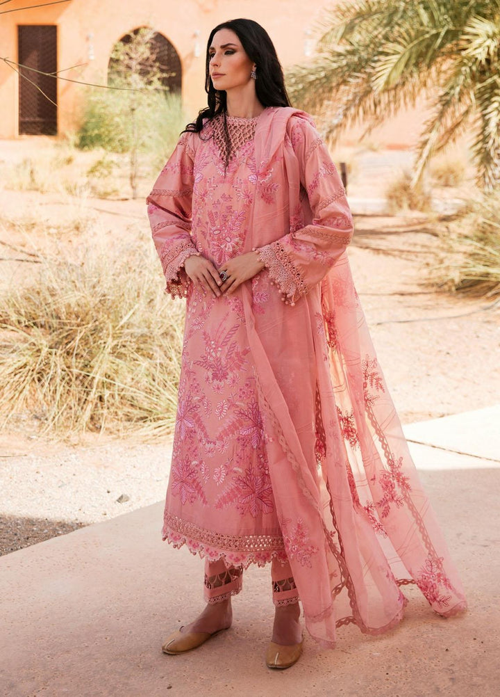 Rezene By Republic WomensWear Embroidered Lawn Suits Unstitched 3 Piece RW23R D-2A - Summer Collection