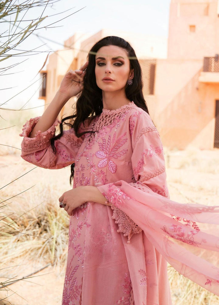 Rezene By Republic WomensWear Embroidered Lawn Suits Unstitched 3 Piece RW23R D-2A - Summer Collection
