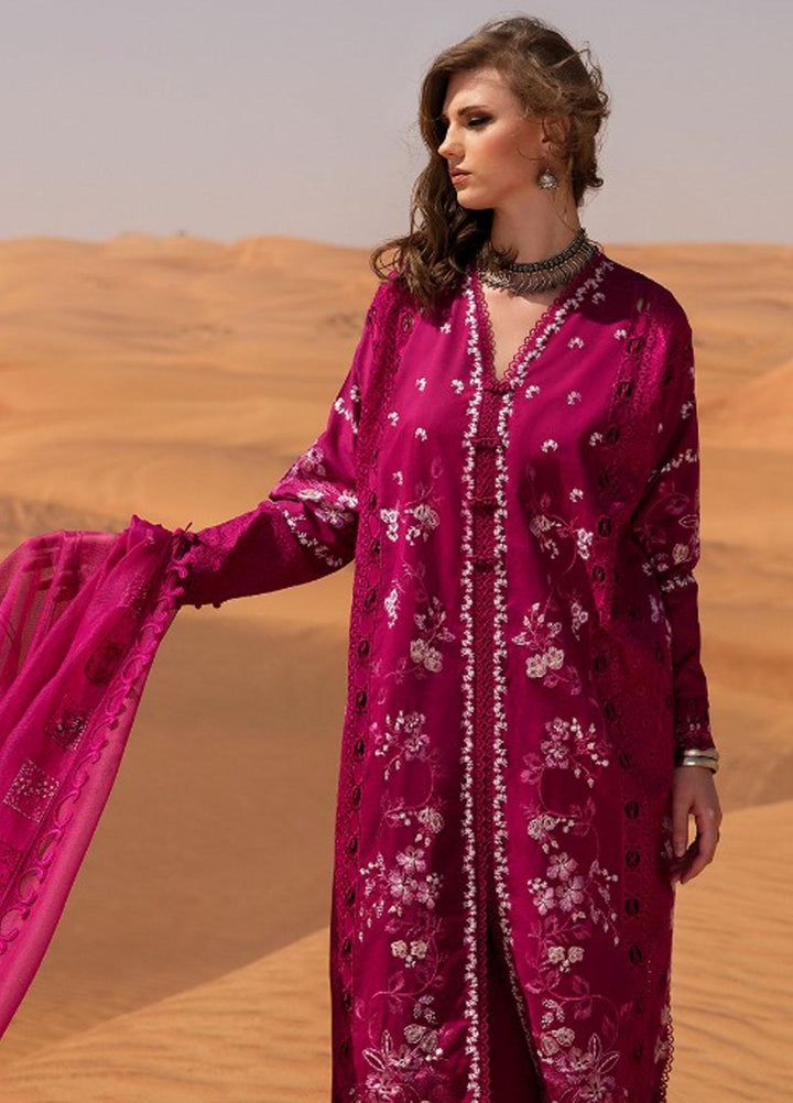 Rezene By Republic WomensWear Embroidered Lawn Suits Unstitched 3 Piece RW23R D-5A - Summer Collection