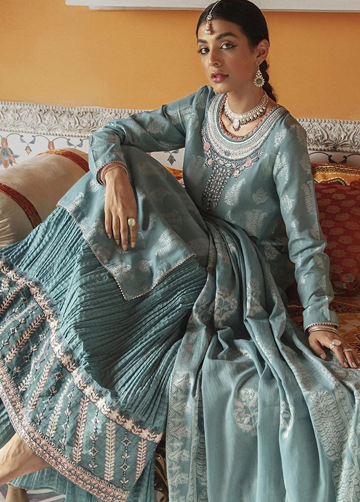 Rim Jhim by Cross Stitch Embroidered Cotton Jacquard Suits Unstitched 3 Piece CS21RJ MAAH ROO-A - Luxury Collection