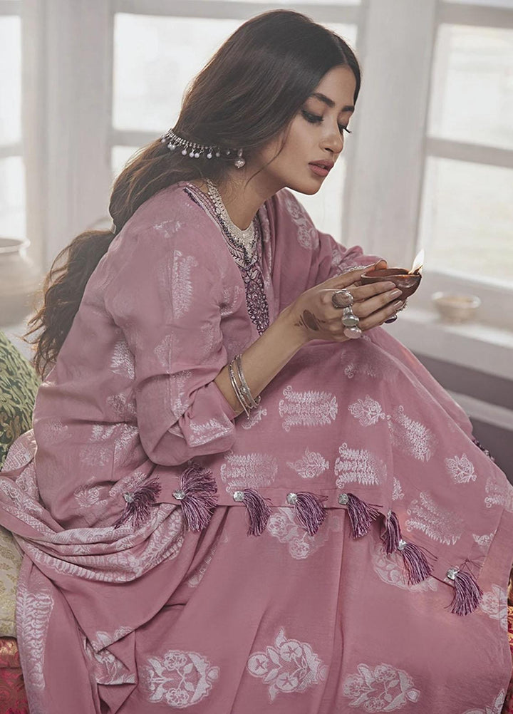 Rim Jhim by Cross Stitch Embroidered Cotton Jacquard Suits Unstitched 3 Piece CS21RJ MAAH ROO-B - Luxury Collection