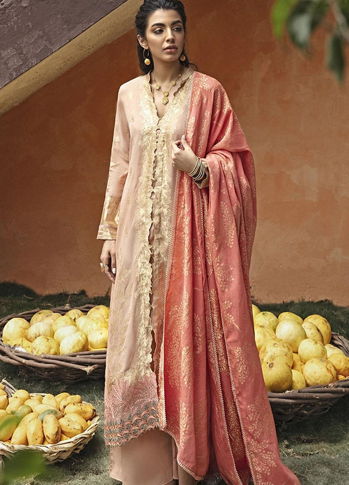 Rim Jhim by Cross Stitch Embroidered Cotton Jacquard Suits Unstitched 3 Piece CS21RJ AAB-E-ZAR-B - Luxury Collection